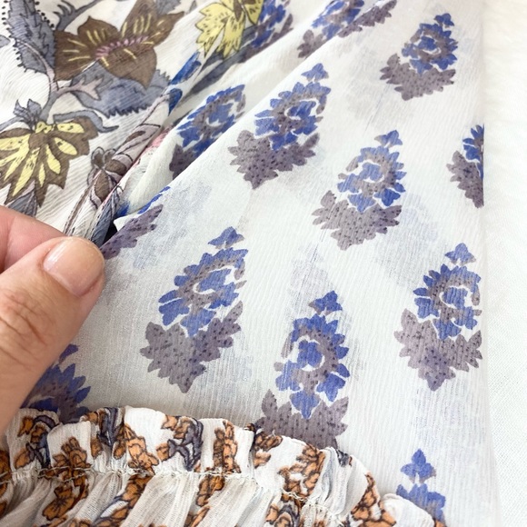 Free People Floral Boho Sheer Top - Picture 11 of 16